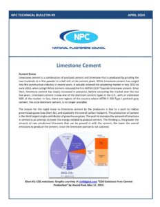 Limestone Cement Tech Info | Liquid Renovations